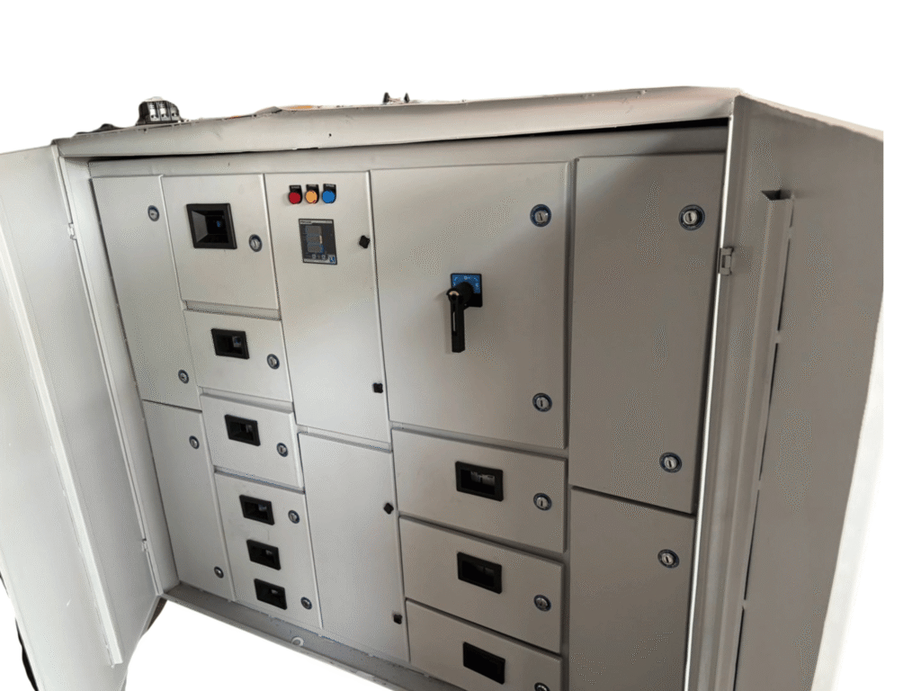 Power Control Centre panels designed for efficient power distribution and control in industrial installations.