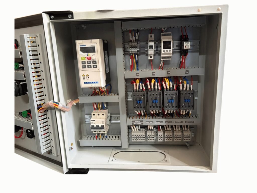 VFD panels provide controlled motor speed and efficient motor operation for industrial applications.